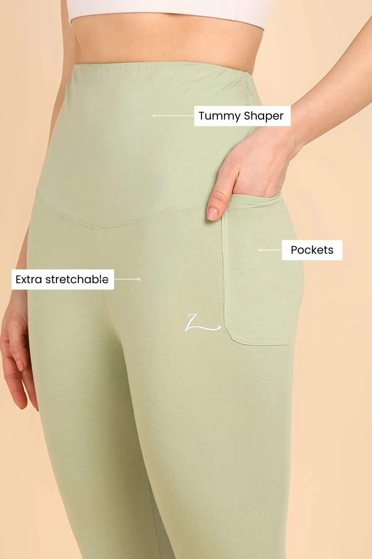 247 Zactive™ Pista Maternity Legging (Pregnancy & Postpartum)