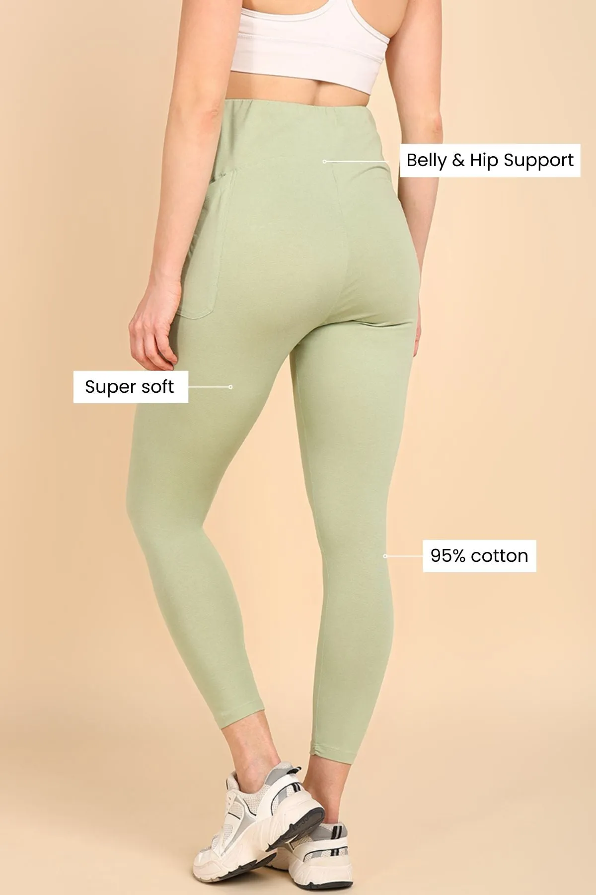 247 Zactive™ Pista Maternity Legging (Pregnancy & Postpartum)