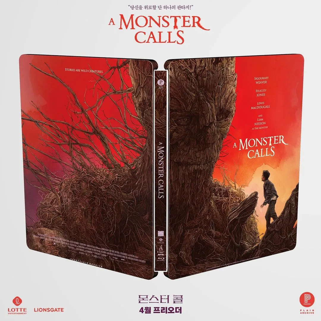 A Monster Calls: Steelbook with 1/4 Slip