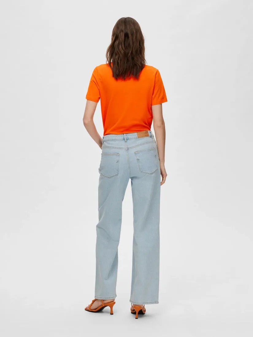 Alice Wide Leg Jeans Light Blue Denim