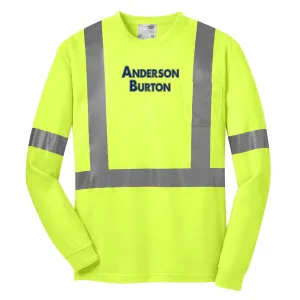 Anderson Burton - Long Sleeve Safety Shirt - ANSI 107 Class 2 Certified