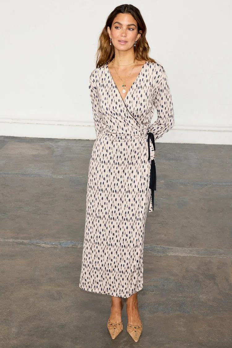 Animal Reversible Wrap Dress