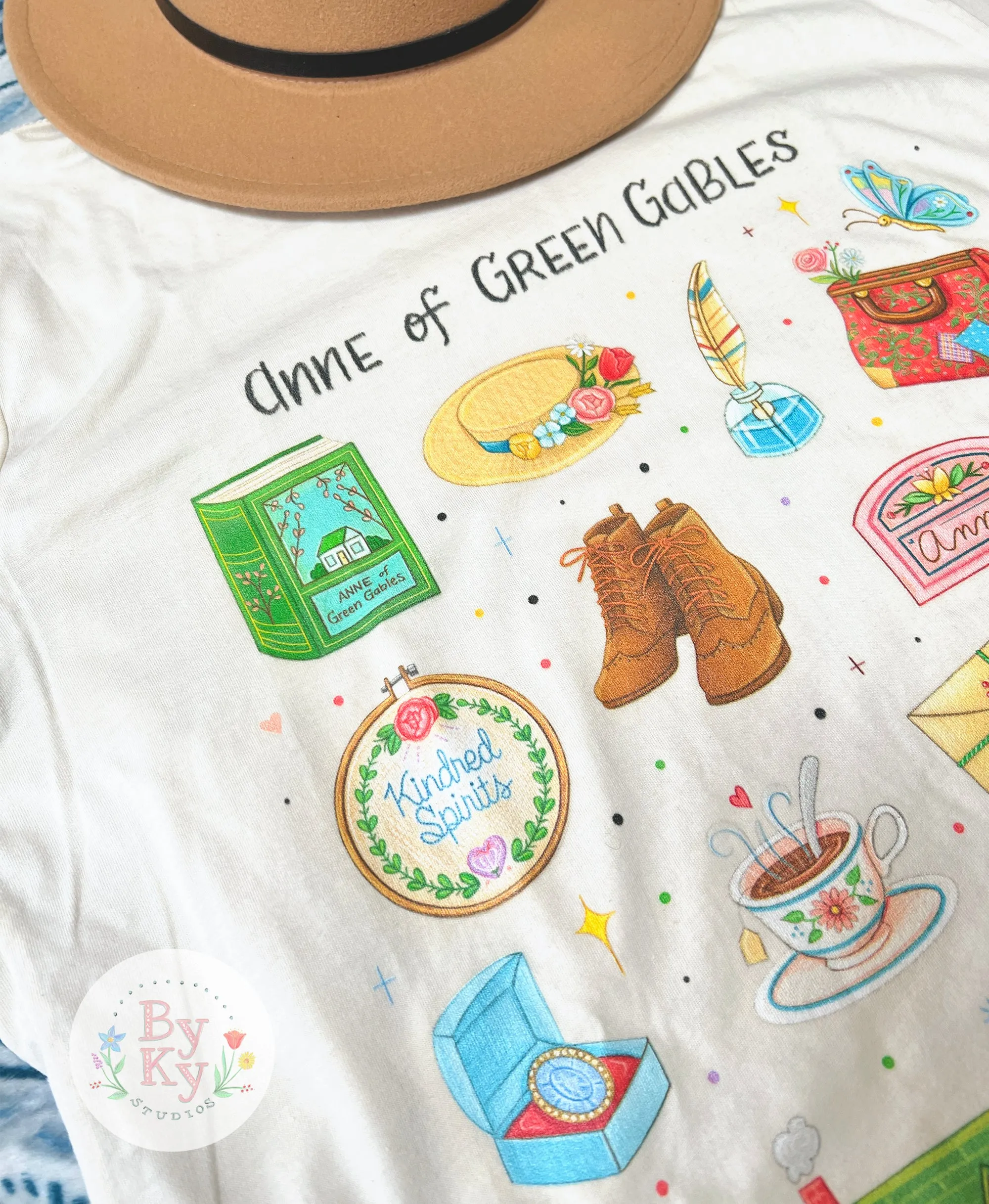 Anne of Green Gables Doodle Unisex Tee
