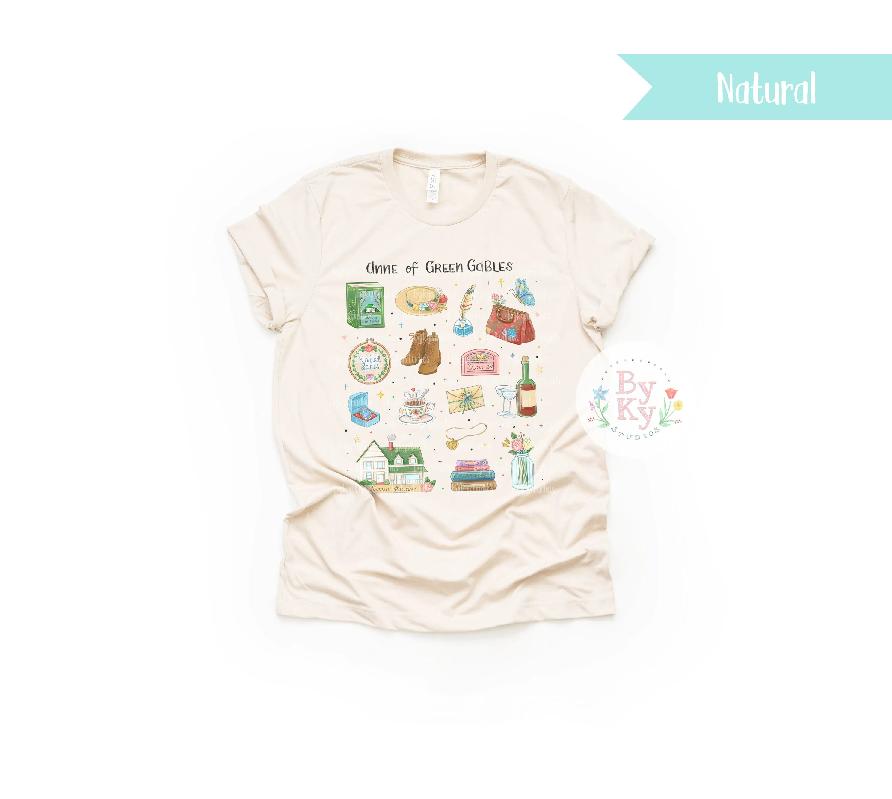 Anne of Green Gables Doodle Unisex Tee