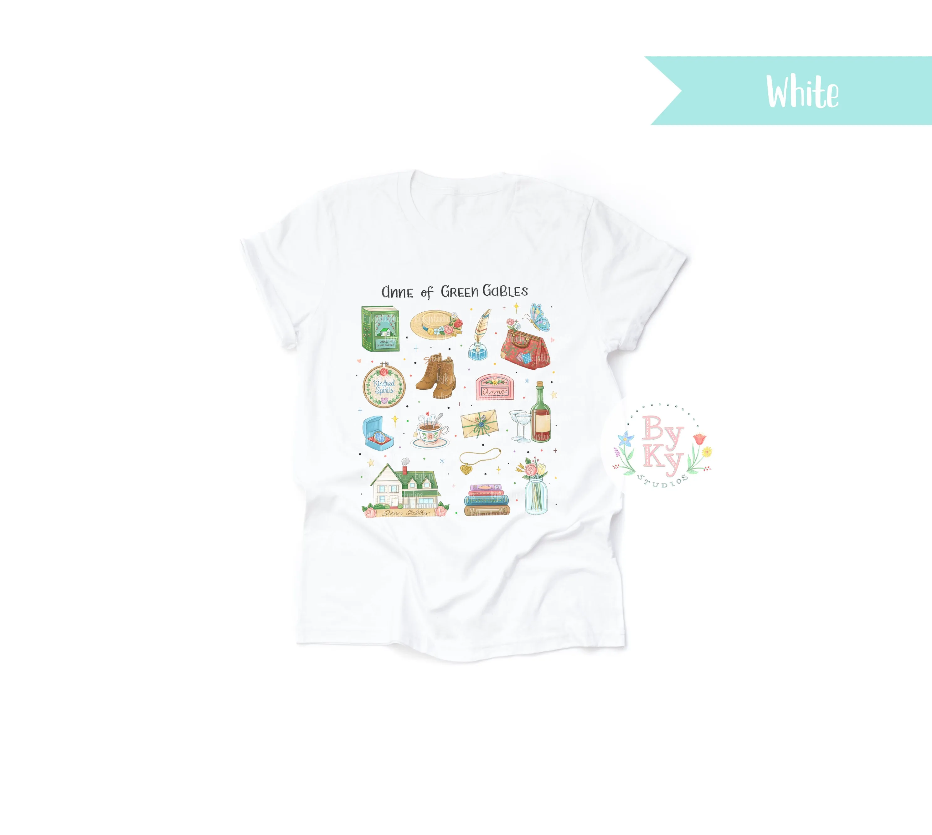 Anne of Green Gables Doodle Unisex Tee