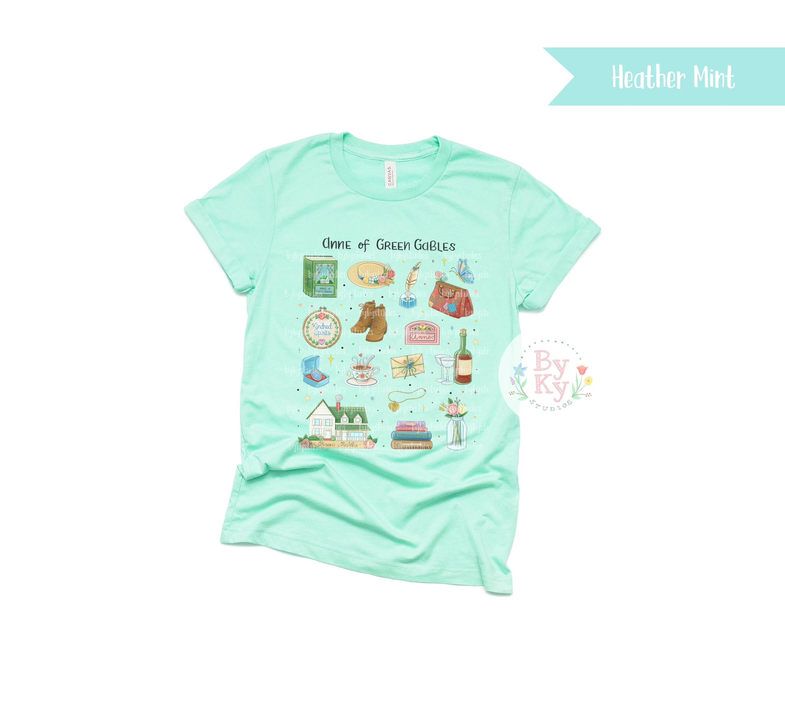 Anne of Green Gables Doodle Unisex Tee