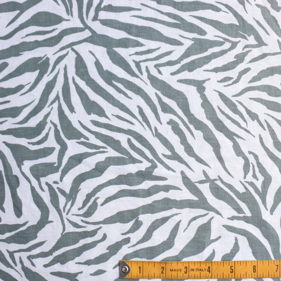 Arctic Stripe Printed Linen