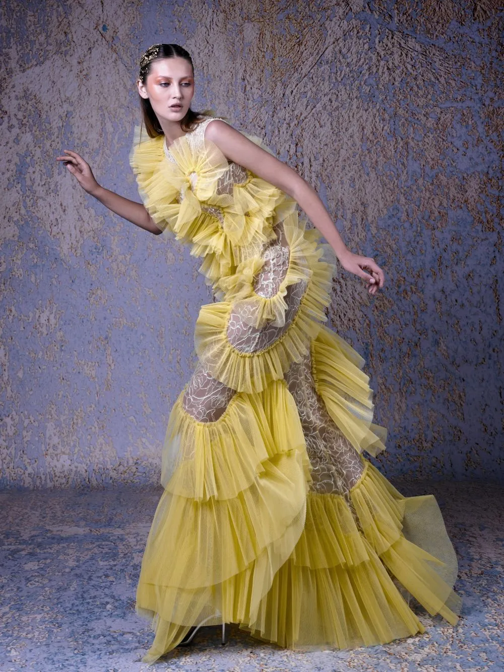 AVANT-GRADE ASYMMETRICAL DRESS