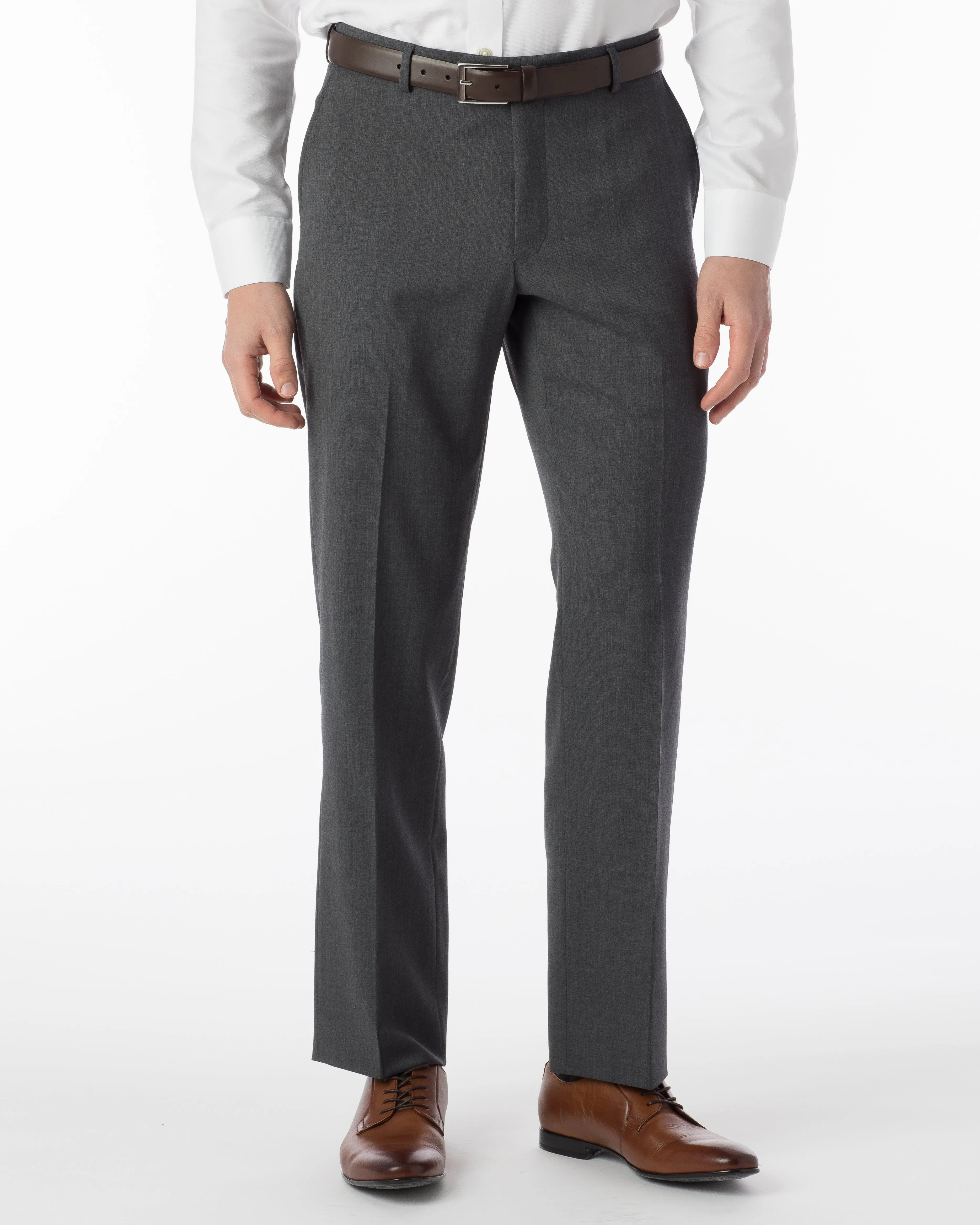 Ballin Pants - Soho Super 120's Gabardine - Mid Grey