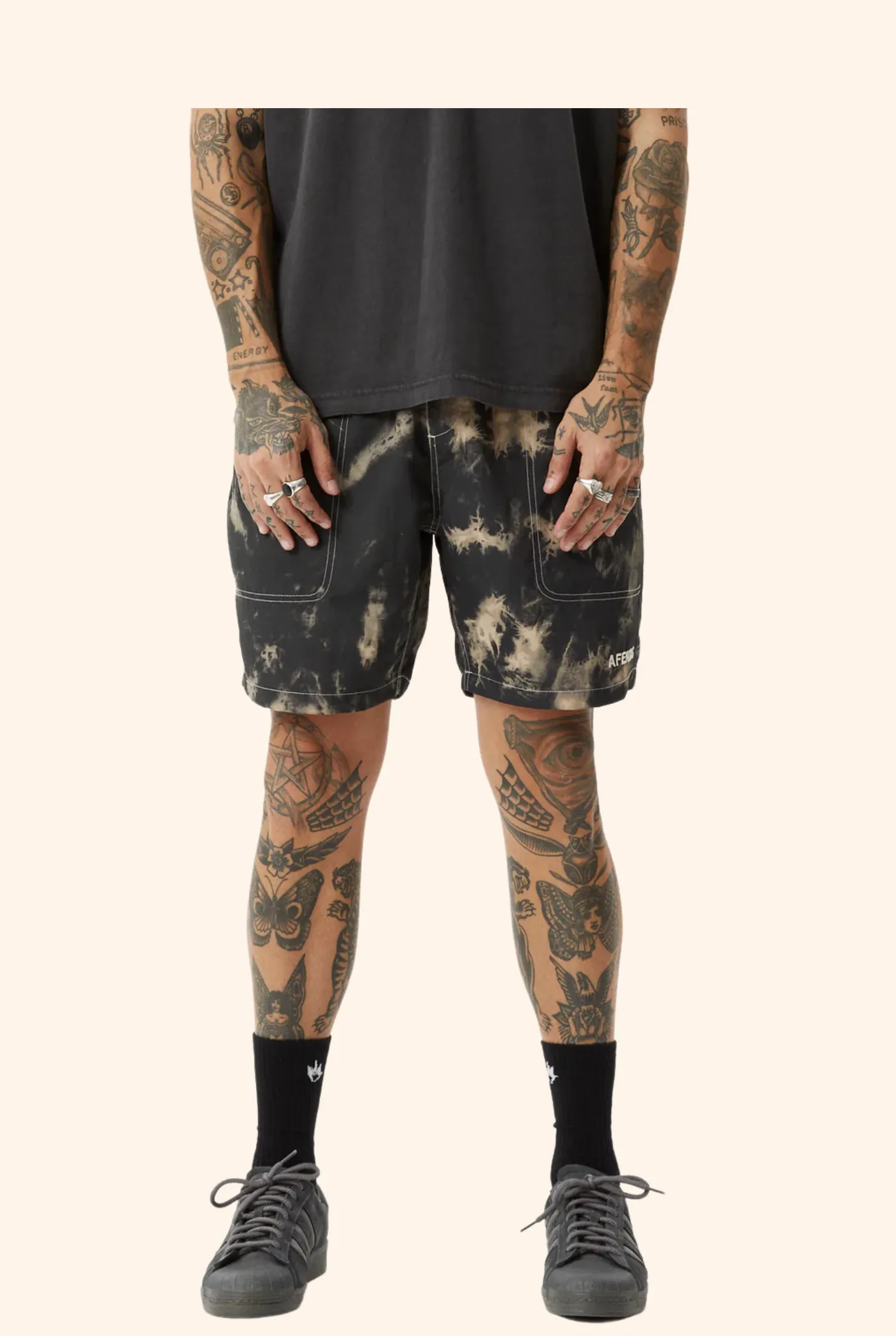 Baywatch Swim Short in Tie Dye