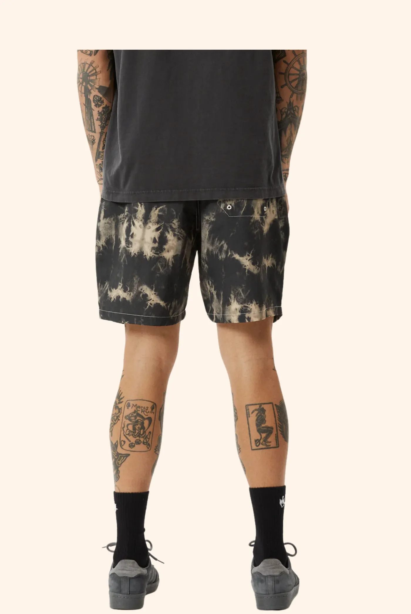 Baywatch Swim Short in Tie Dye