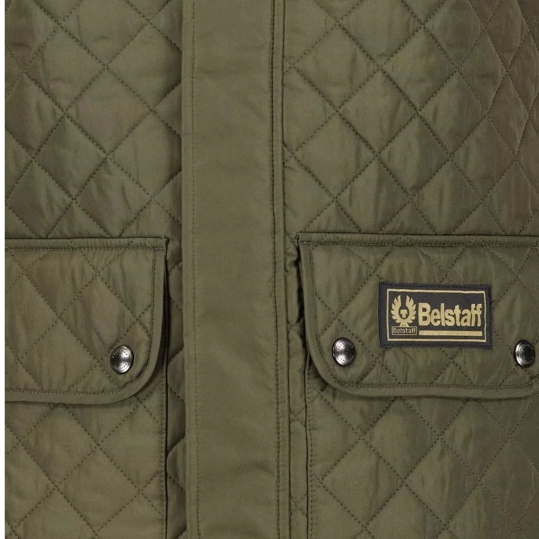 Belstaff Faded Olive Waistcoat Gilet Jacket