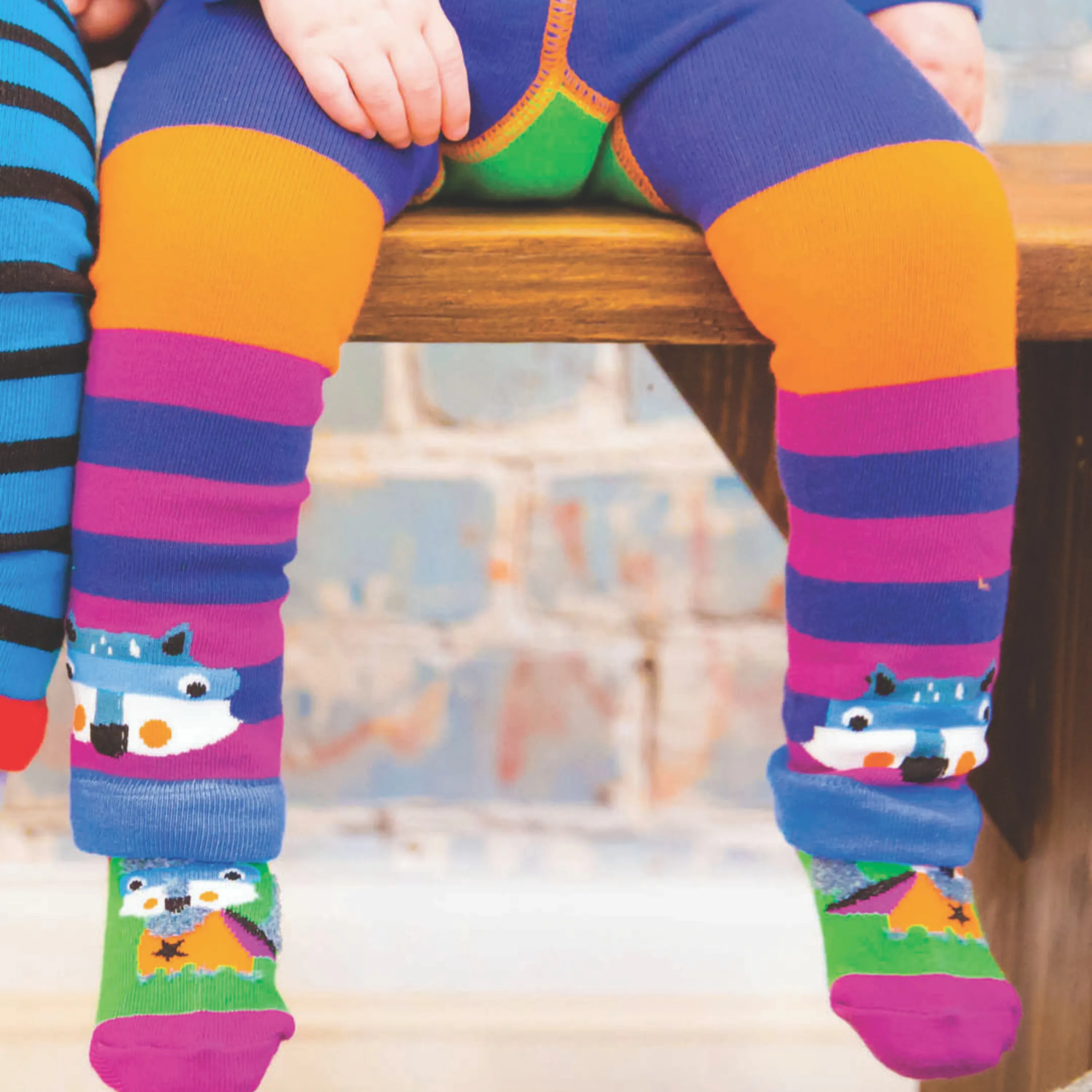 Blade and Rose Super Raccoon Leggings 超人浣熊彈力嬰兒屁屁褲 (6-12m)
