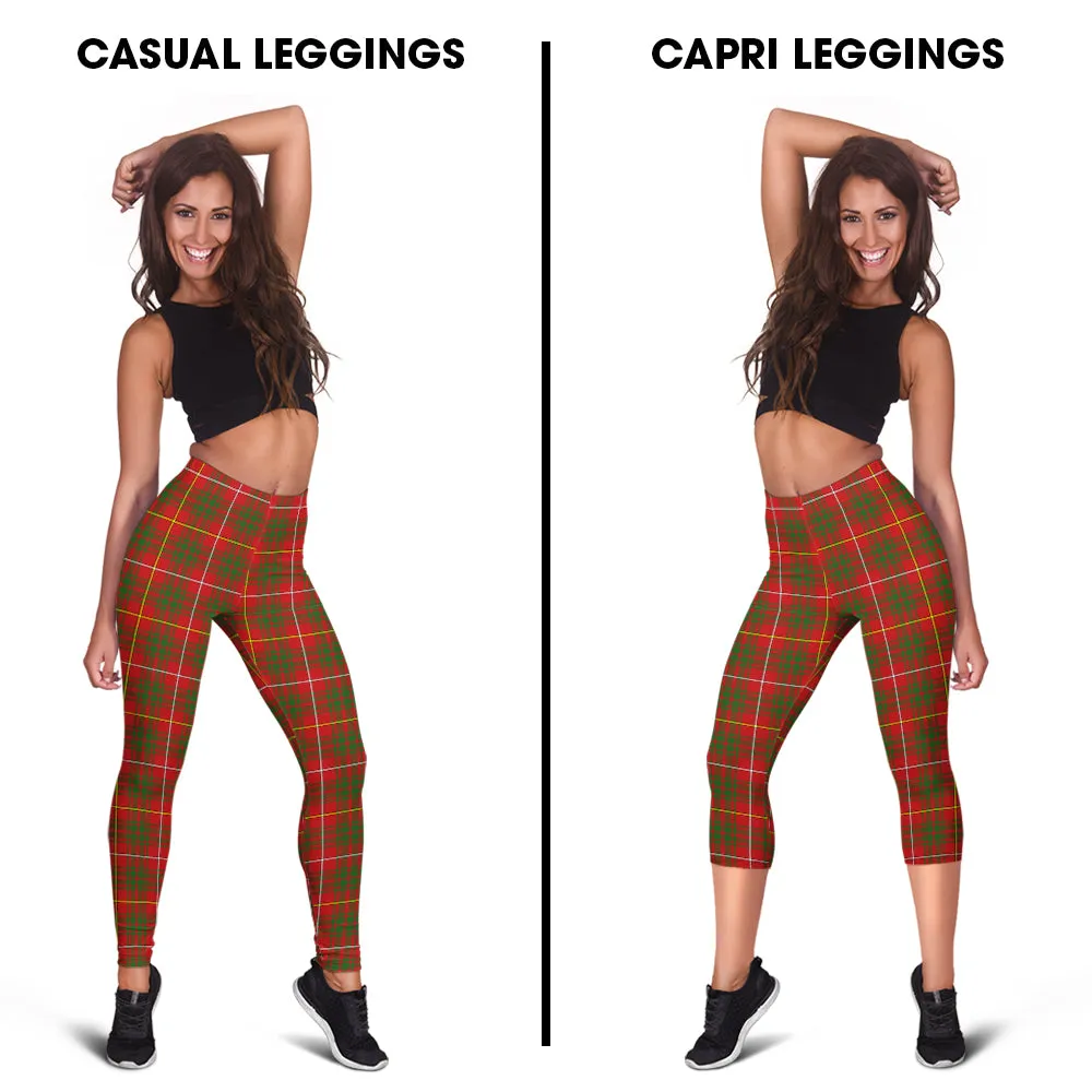 Bruce Modern Tartan Womens Leggings