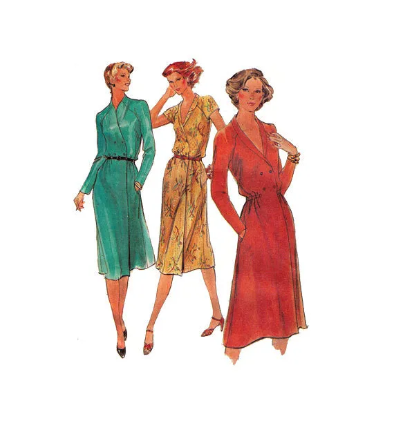 Butterick 6903 Women's Wrap Dress Vintage 1970's