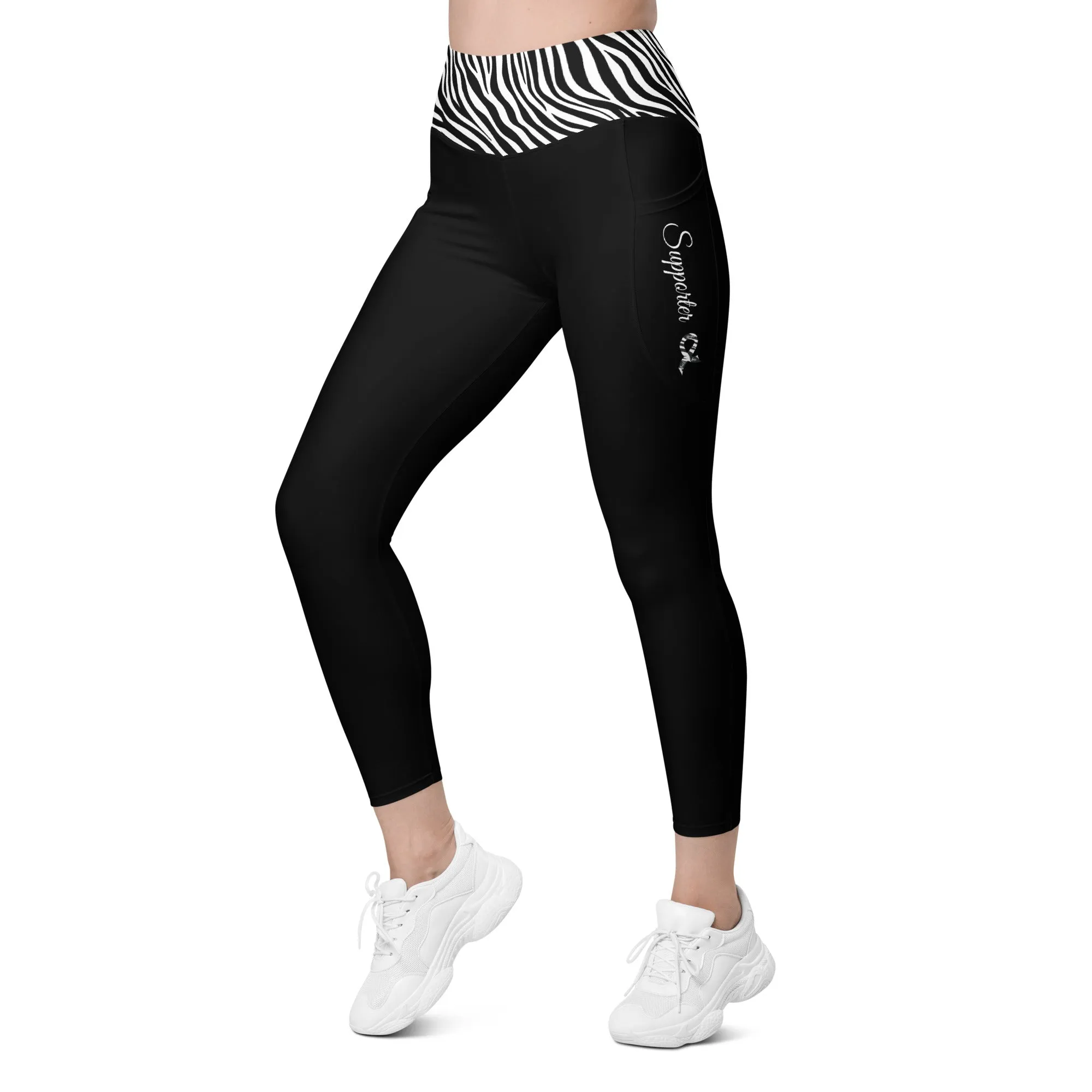 Carcinoid Cancer "Supporter" Leggings with Pockets