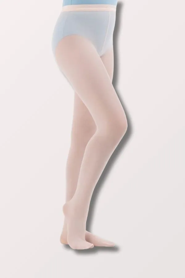 Children's Hold & Stretch Footed Dance Tights - Ballet Pink