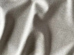 Couture Mottled Greige Stretch Wool Flannel  (Made in Italy)
