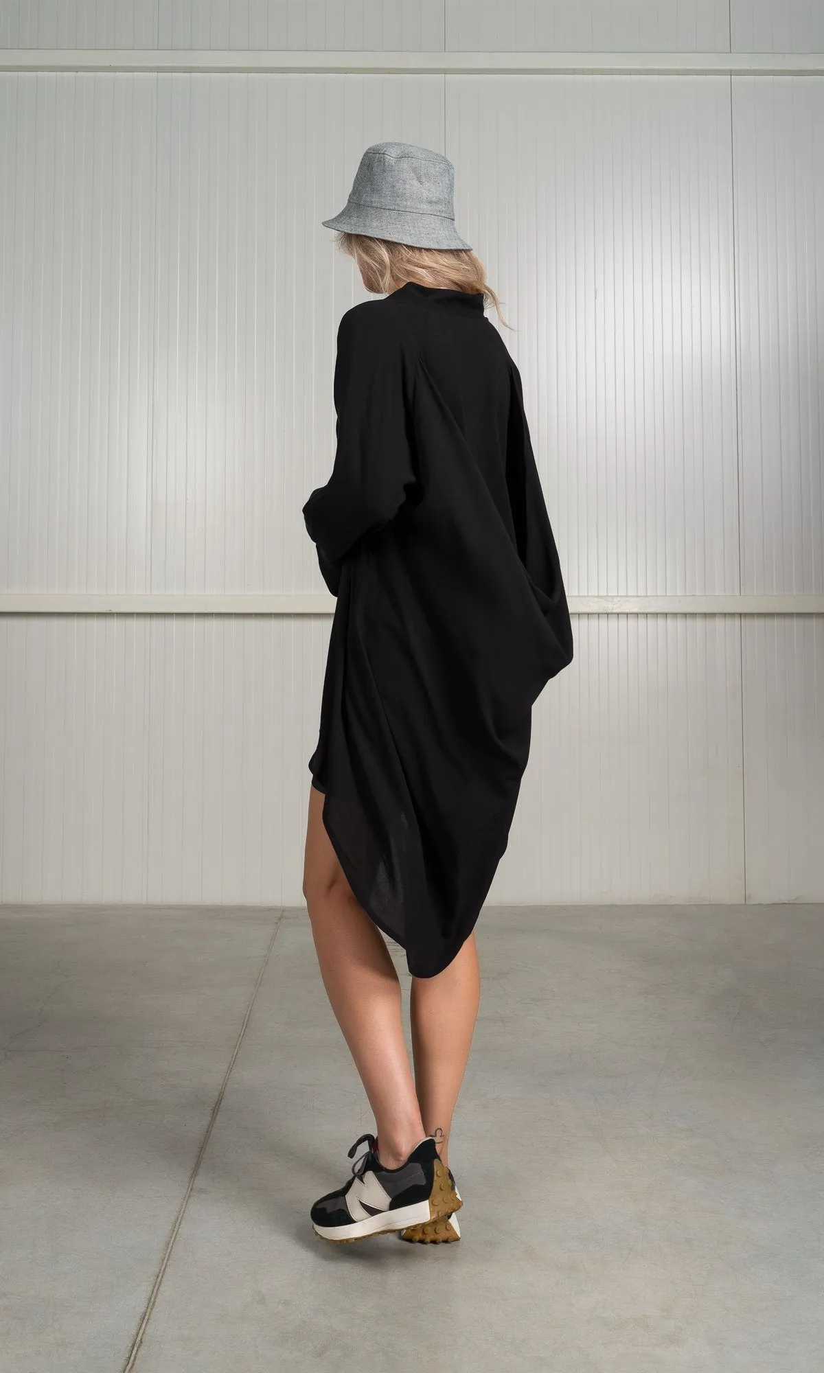 Draped Back Tunic Shirt