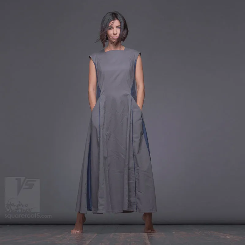 Dress "Revolution" model "SA" Short sleeve Achromatic