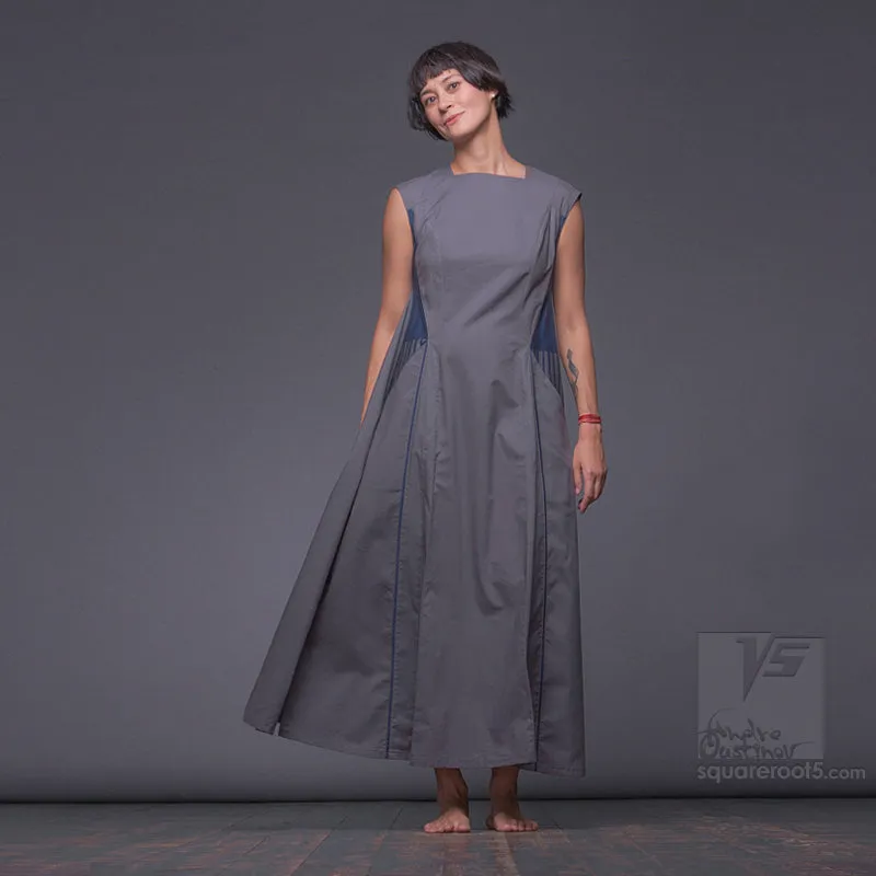 Dress "Revolution" model "SA" Short sleeve Achromatic