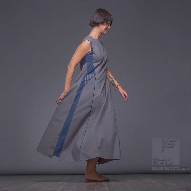 Dress "Revolution" model "SA" Short sleeve Achromatic