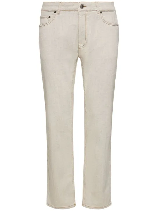 Etro   Cotton denim straight jeans 
