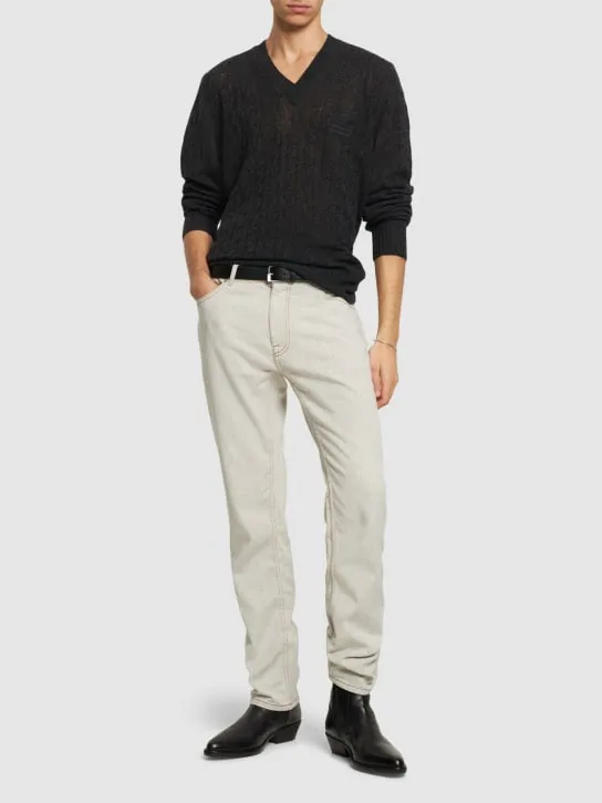 Etro   Cotton denim straight jeans 