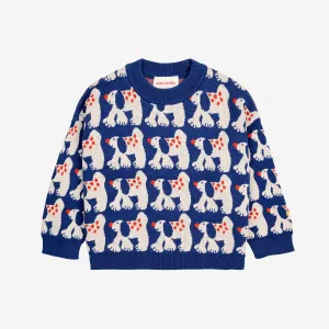 Fairy Dog All Over Jacquard Jumper