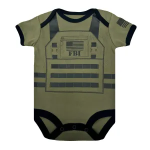 FBI Baby Flak Jacket Baby Bodysuit