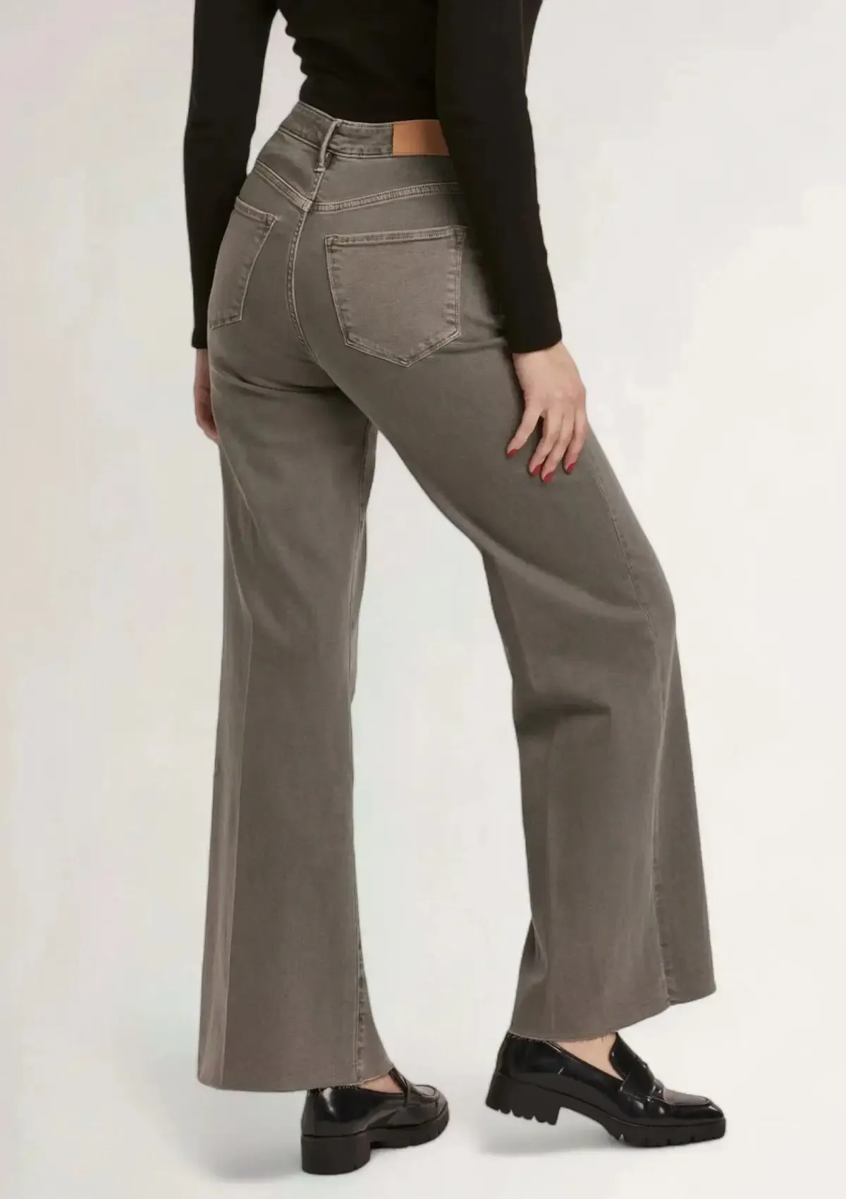 Fiona Super High-Rise Jeans - Graphite