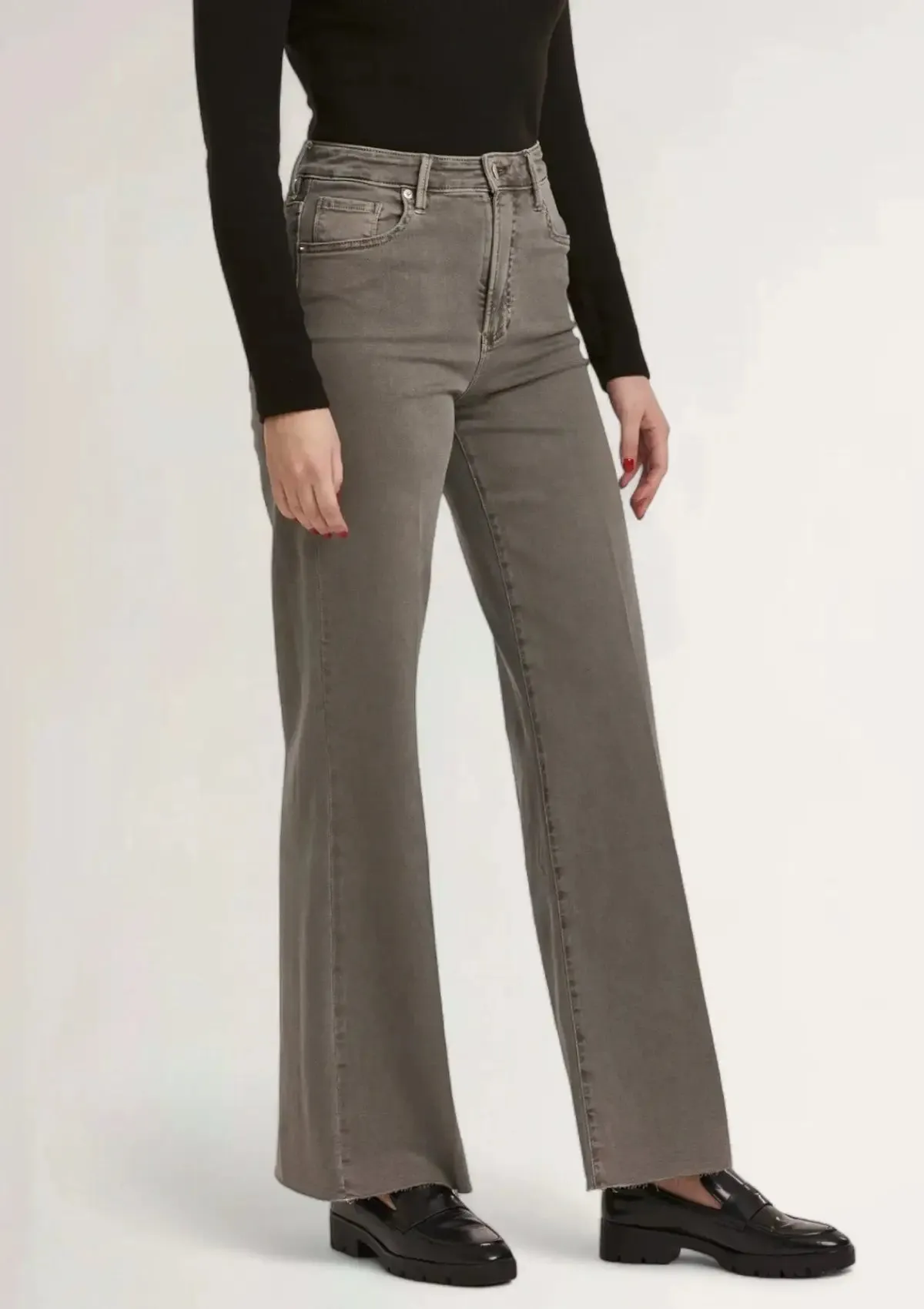 Fiona Super High-Rise Jeans - Graphite