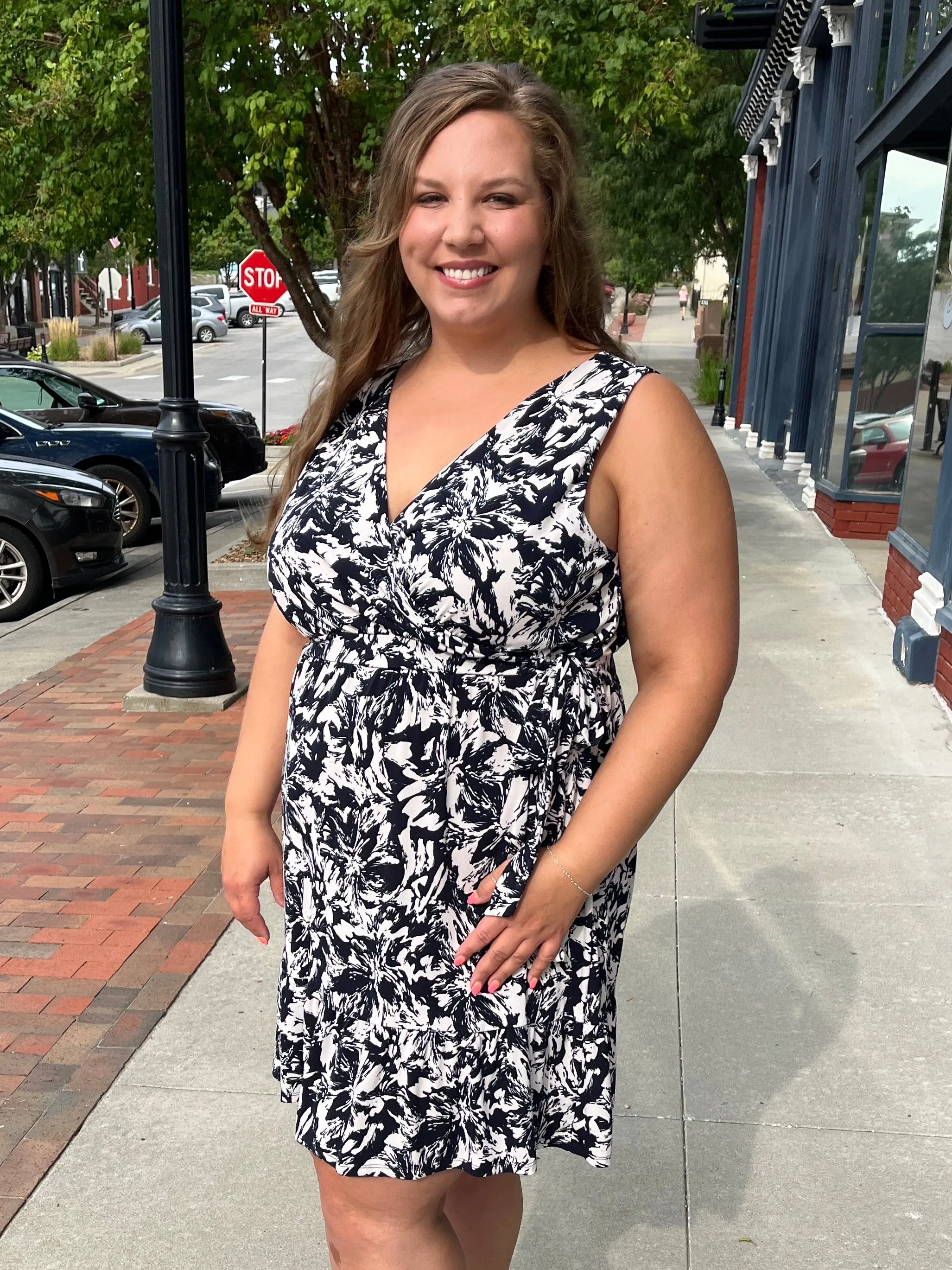 Floral Wrap Dress