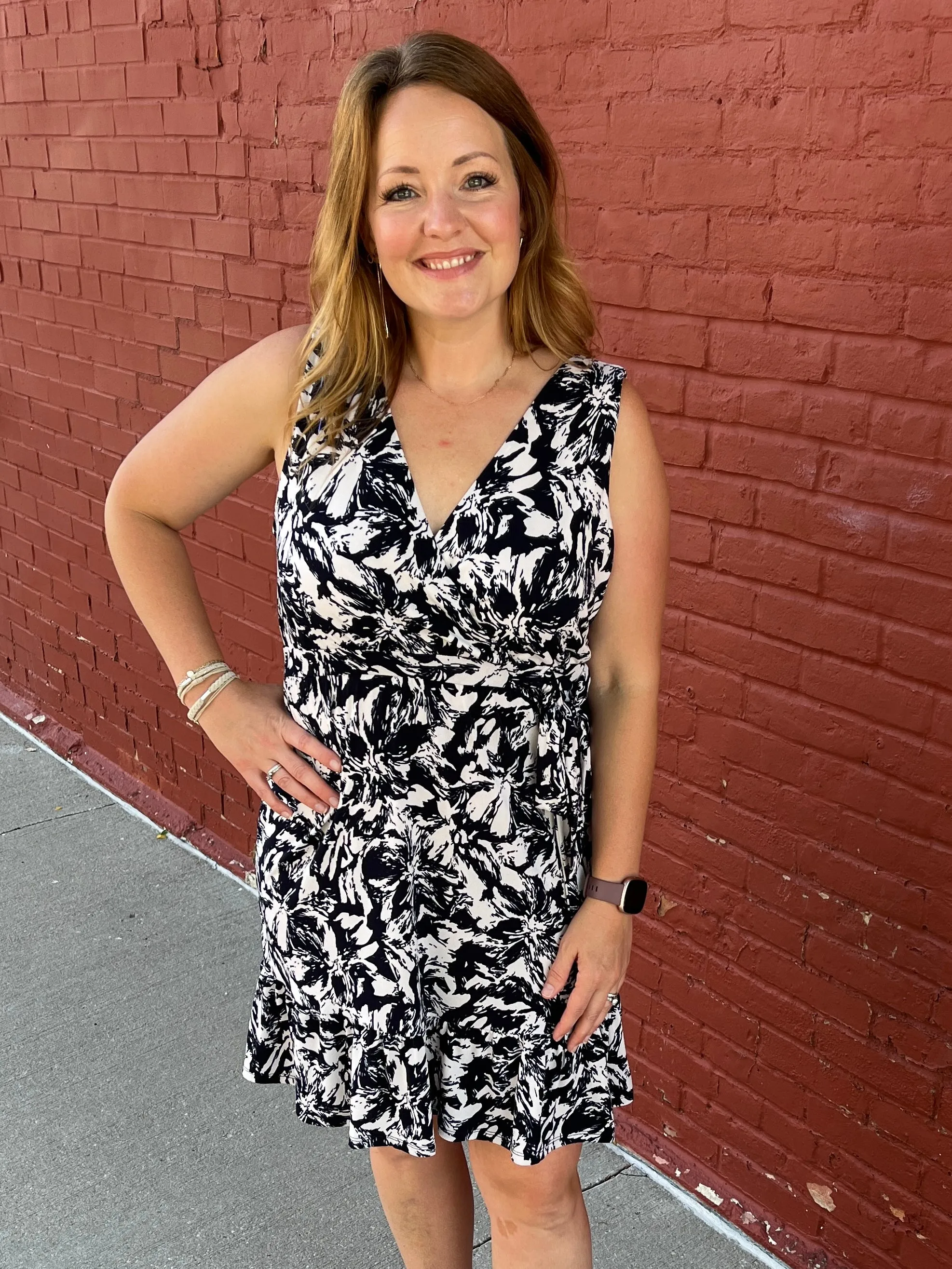 Floral Wrap Dress