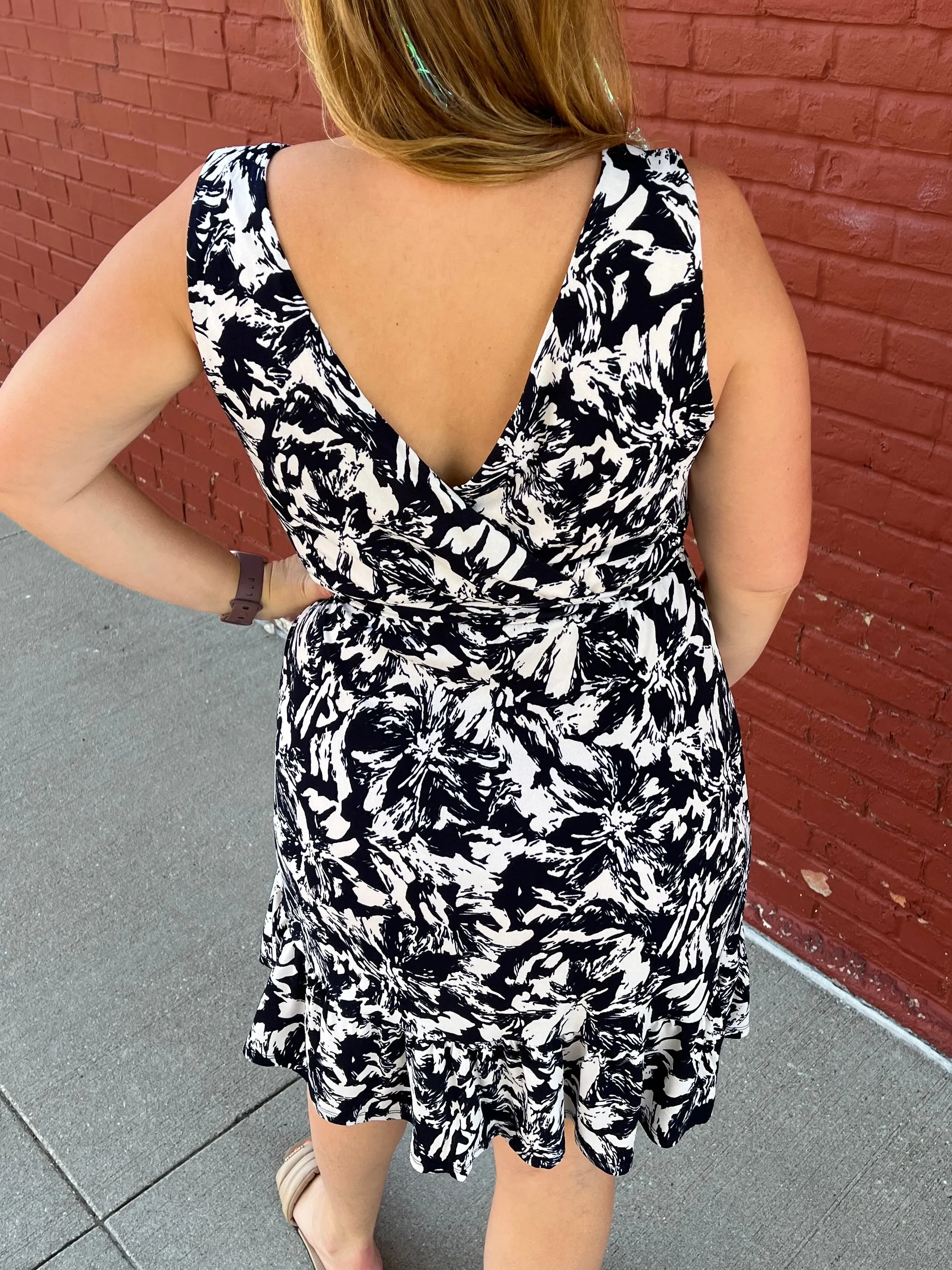 Floral Wrap Dress