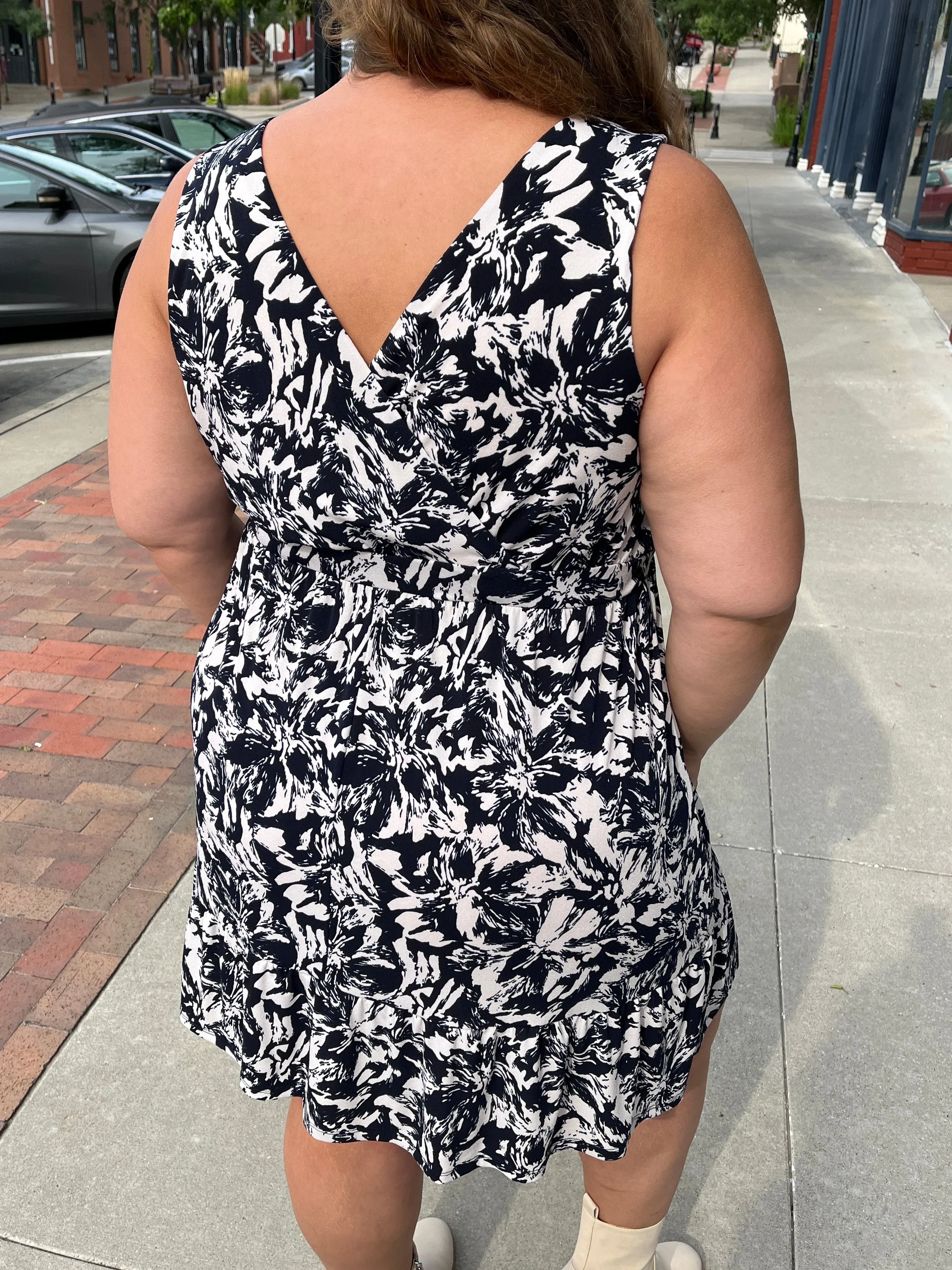 Floral Wrap Dress