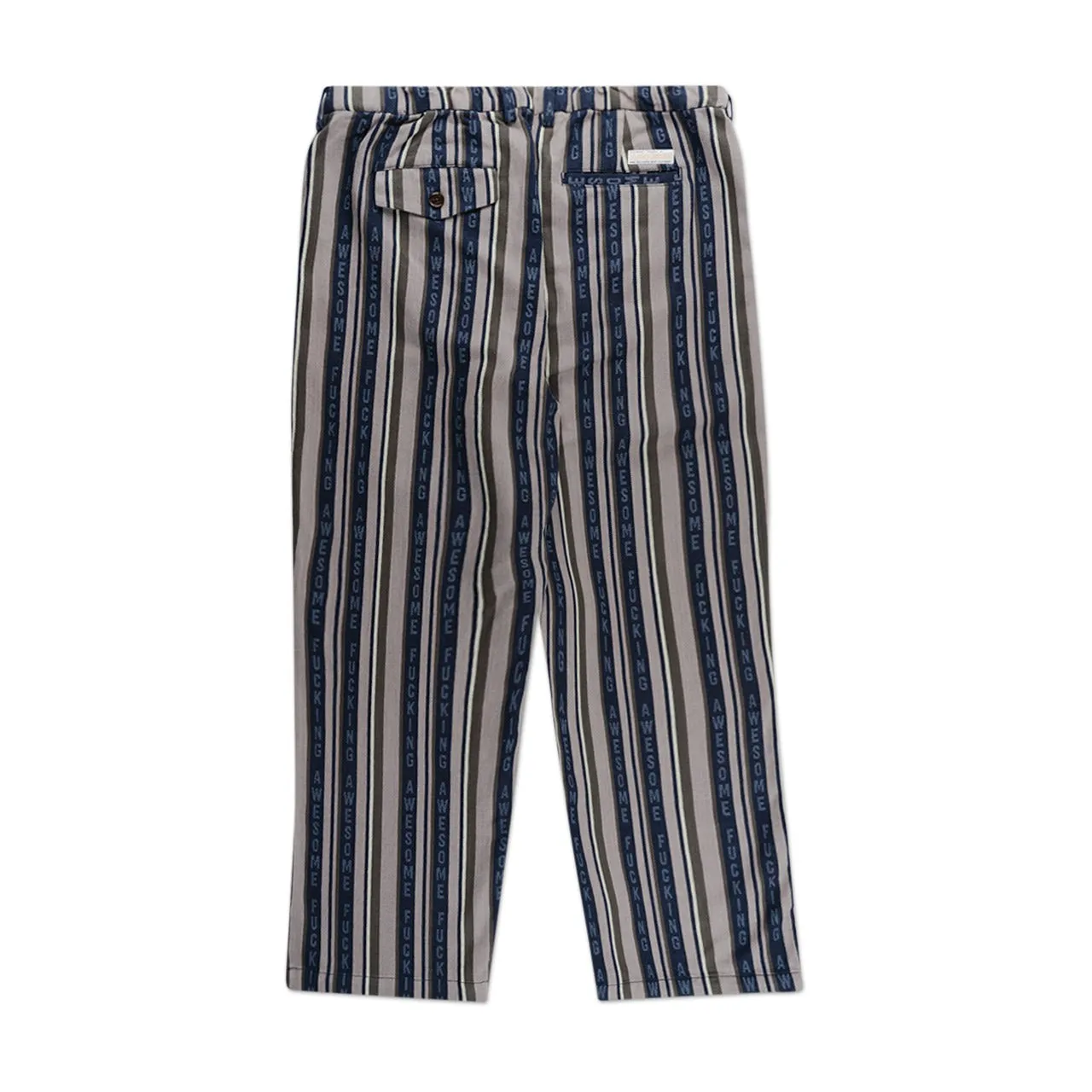 fucking awesome striped pleated chino (black)