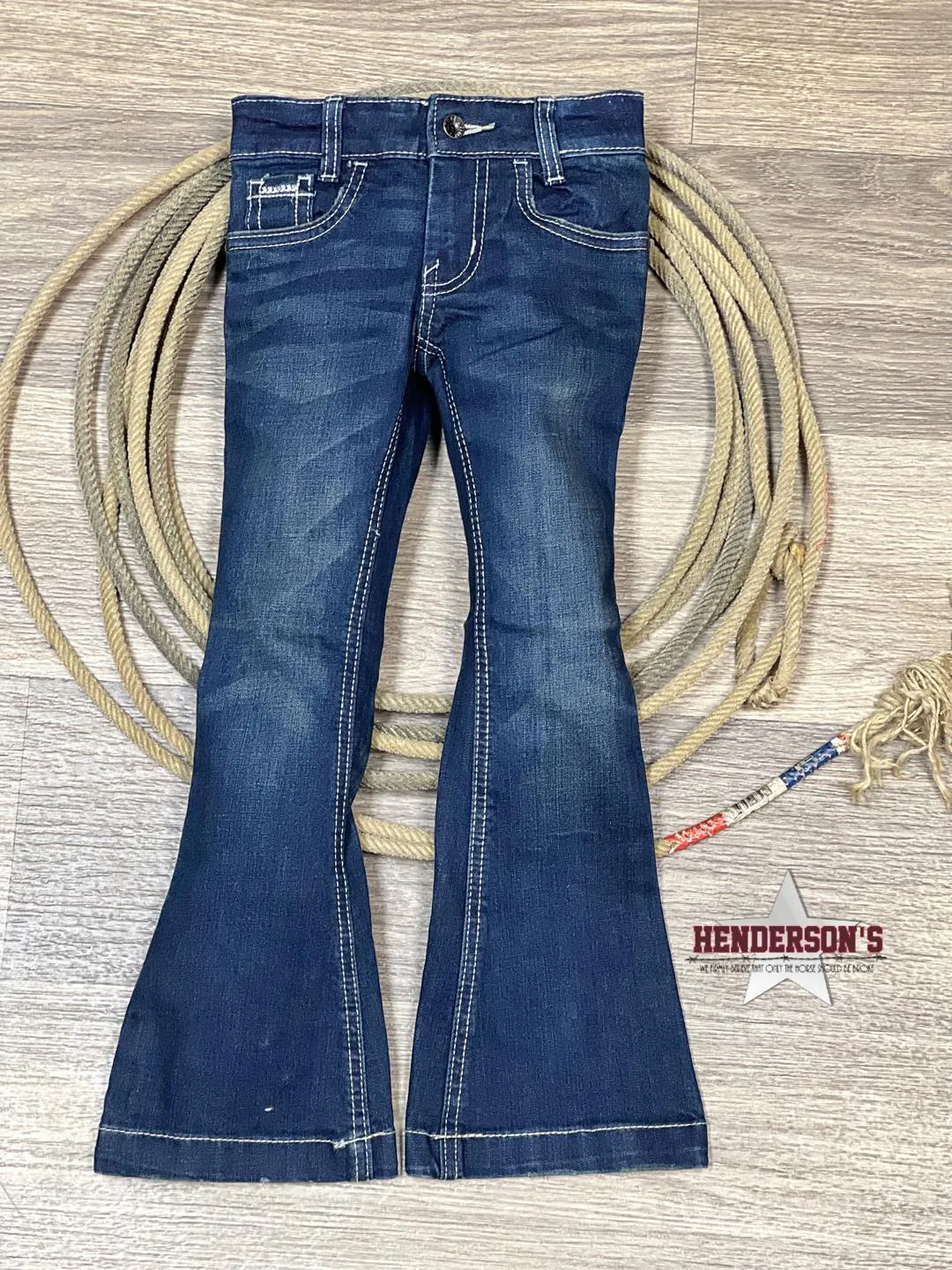 Girl's Violet Trouser Jeans ~ Indigo