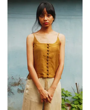 Gold Slip Top