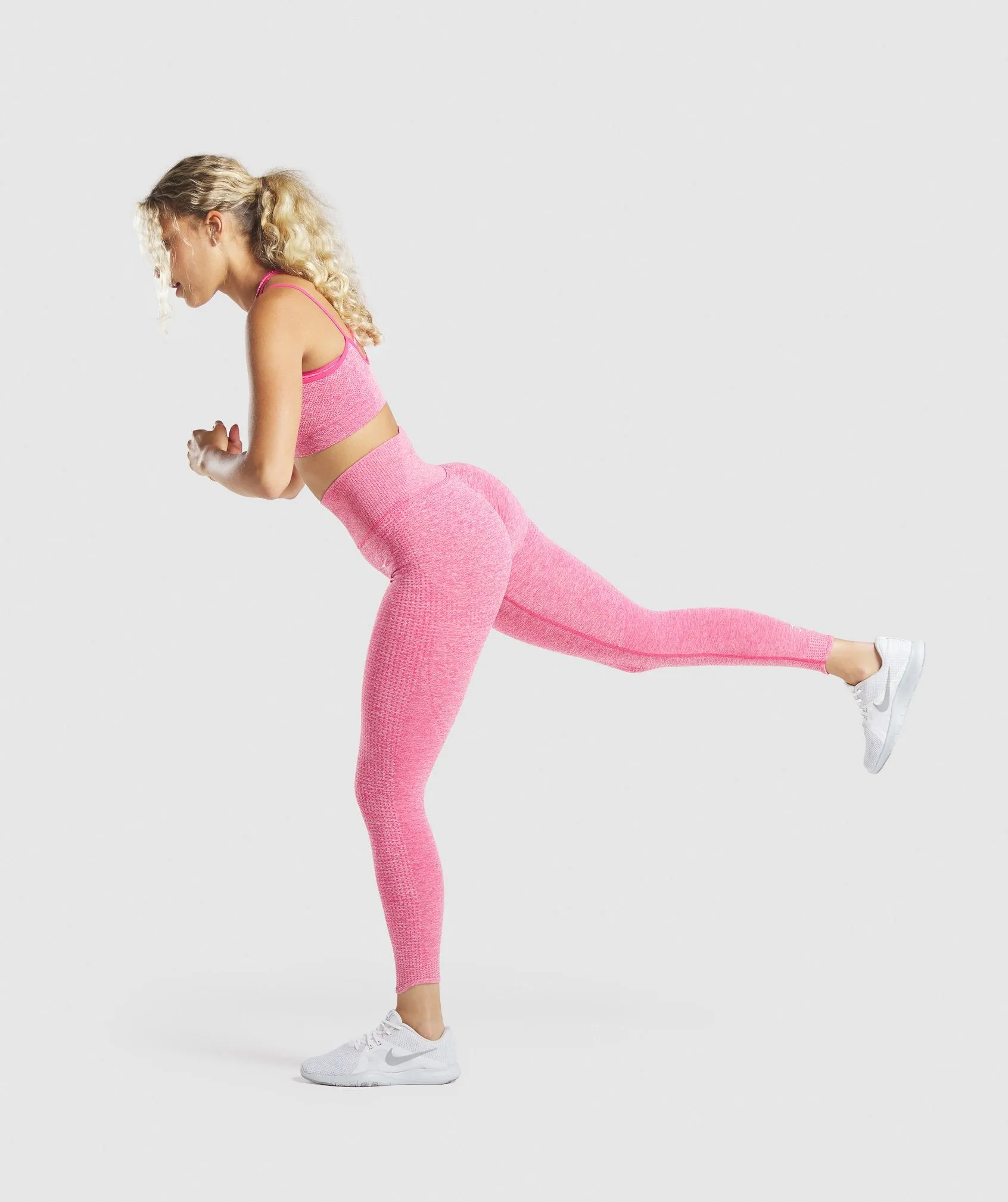 Gymshark Vital Rise Leggings - Pink Marl