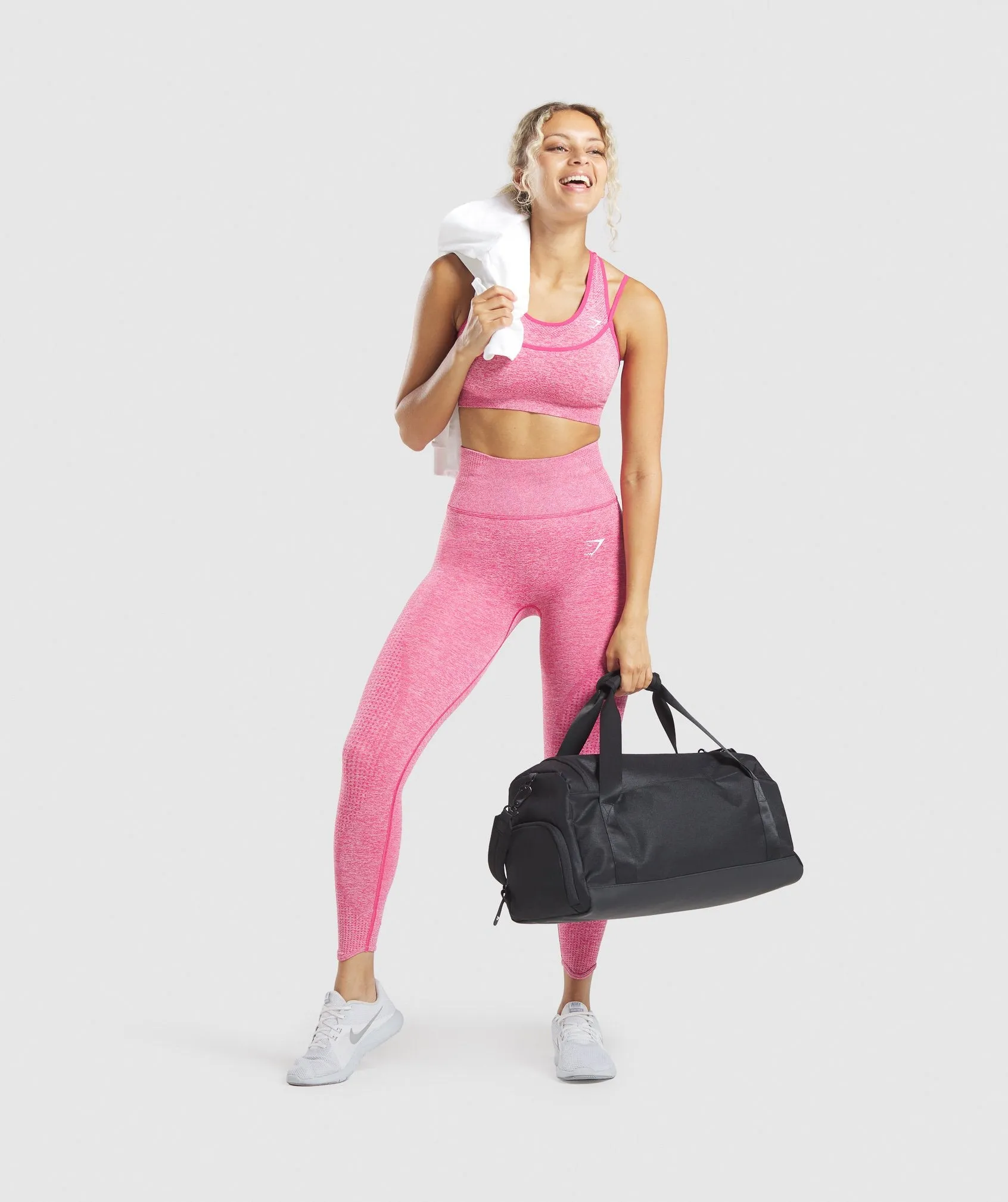 Gymshark Vital Rise Leggings - Pink Marl