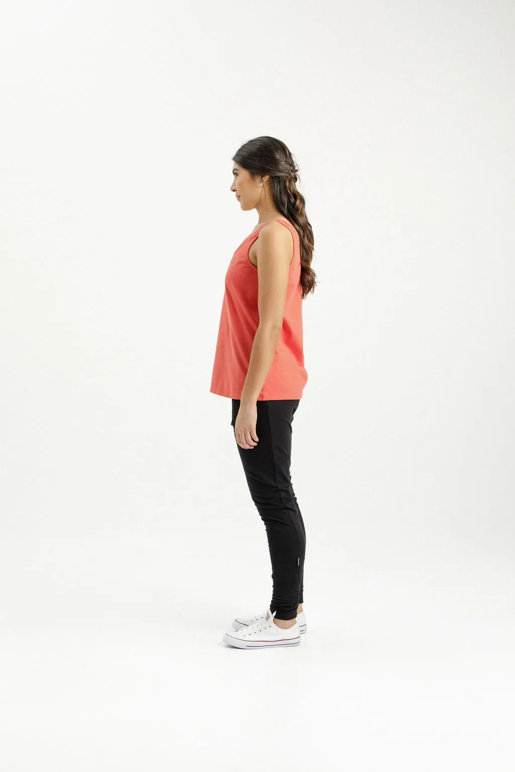 Homelee Apartment Pants - Black with Berry X