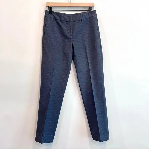 Houndstooth Cuff Hem Pants