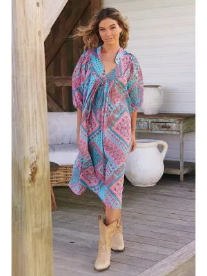 JAASE Luana Print Bohemian Midi Dress