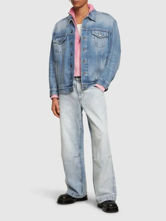 Jaded London   Colossus blue acid wash jeans 