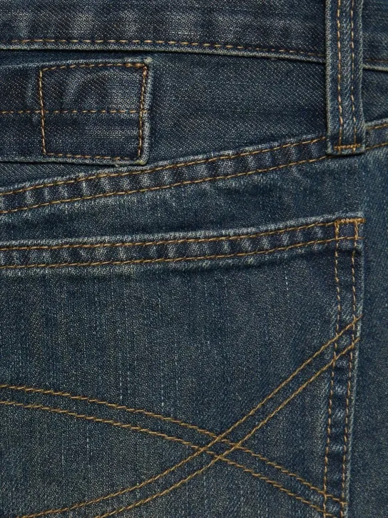 Jaded London   Faded slit straight fit jeans 