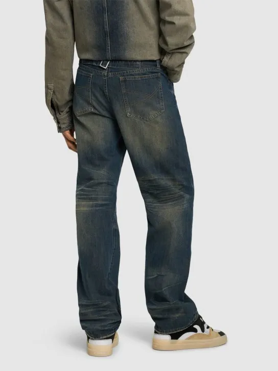 Jaded London   Faded slit straight fit jeans 