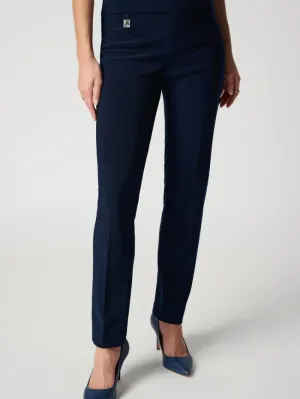 Joseph Ribkoff Classic Tailored Slim Trousers In Midnight Blue 144092NOS Col 2166
