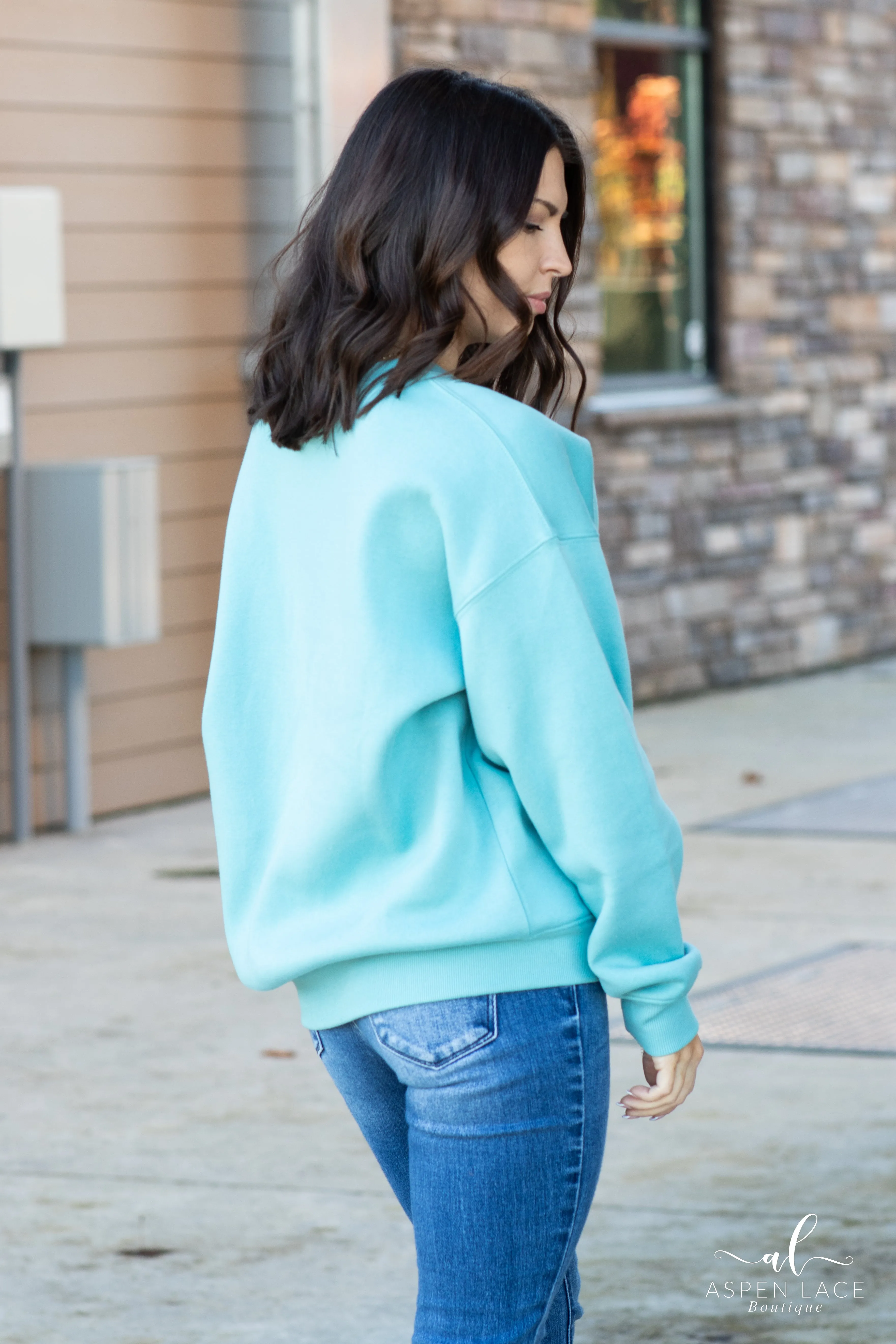 Kambria Pullover (Dusty Teal)