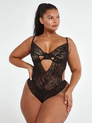 Katelyn Lace Cutout Bodysuit